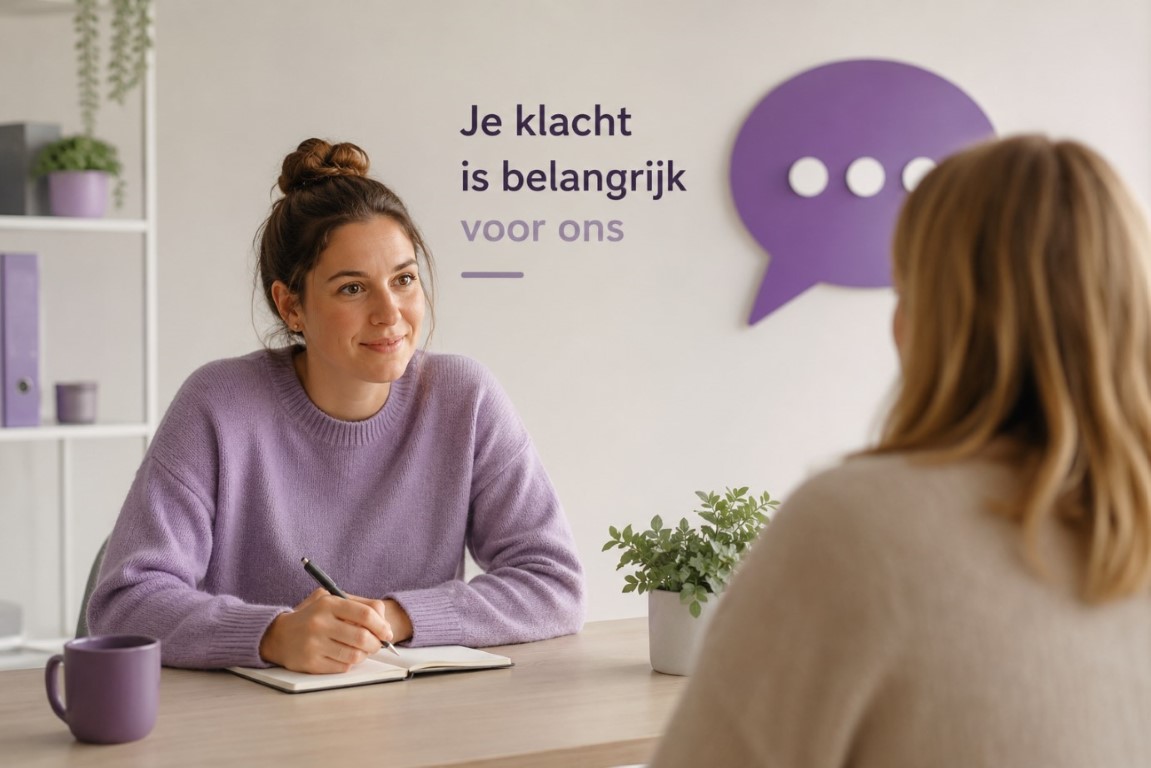 Klacht die aan bureau behandeld wordt